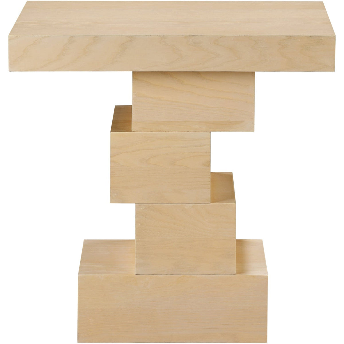 Westmount Natural Ash Veneer End Side Table Set of 2