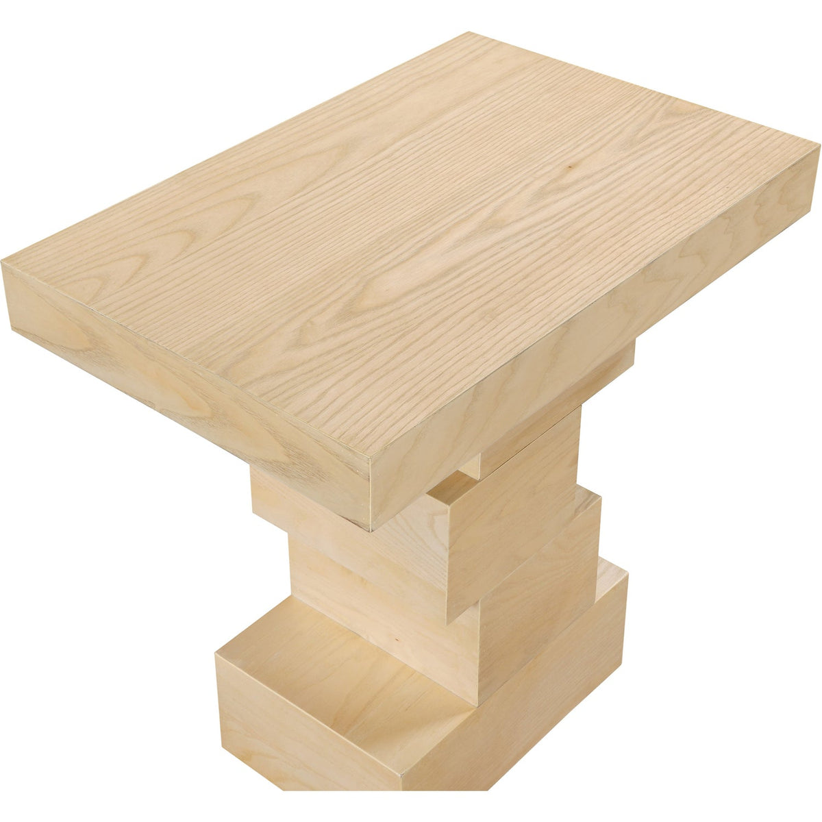 Westmount Natural Ash Veneer End Side Table Set of 2