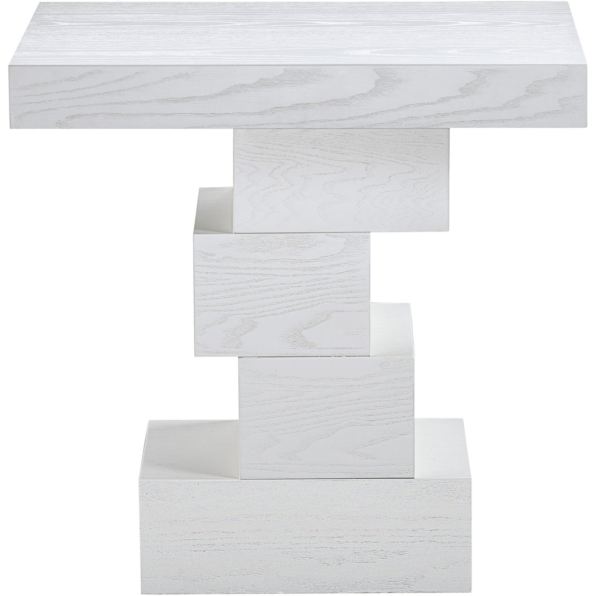 Westmount Off-White Ash Veneer End Side Table Set of 2