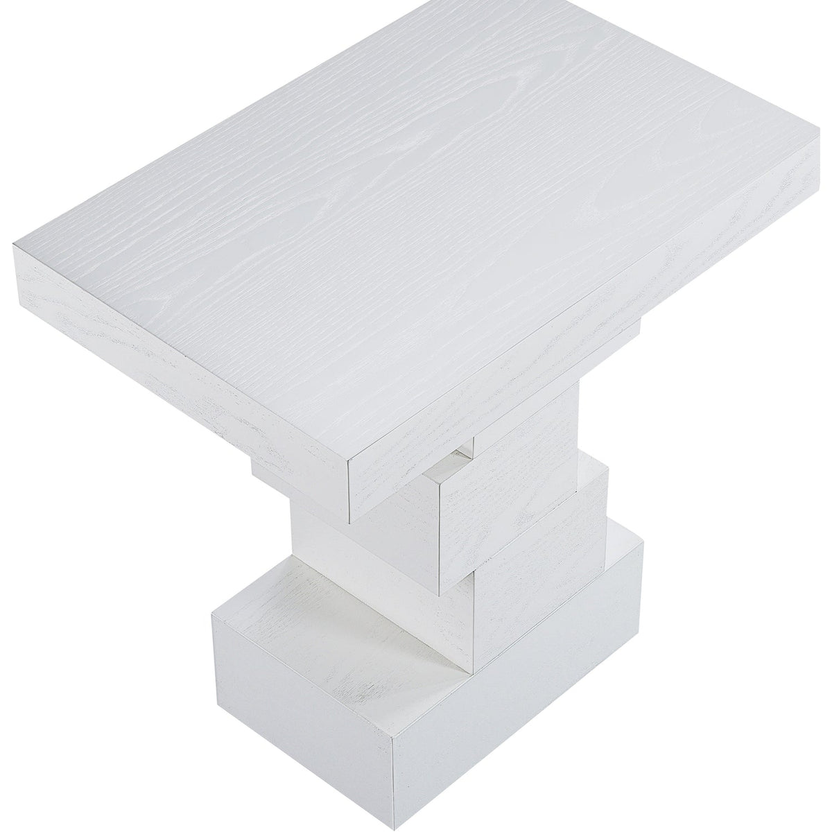Westmount Off-White Ash Veneer End Side Table Set of 2