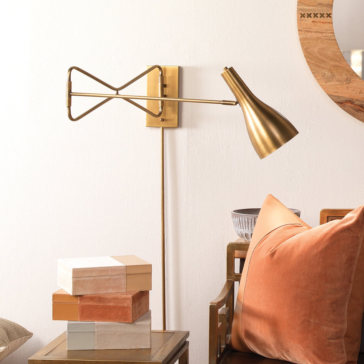 Jamie Young Lenz Swing Arm Wall Sconce