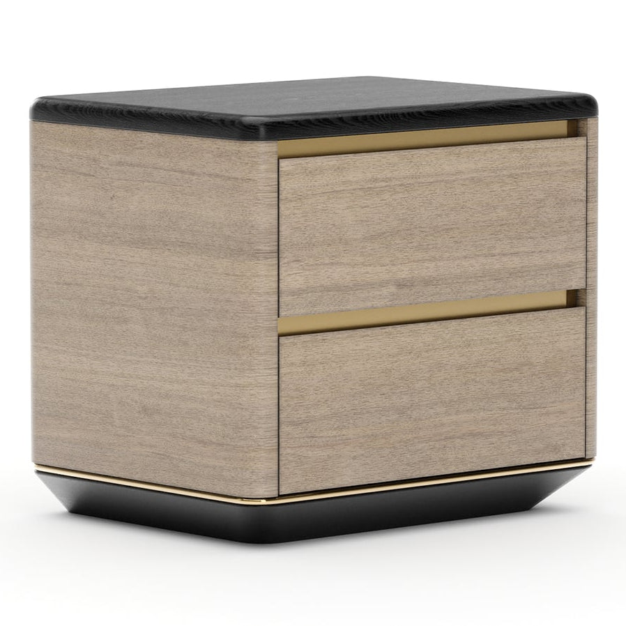 Caracole Madera Plinth Chocolate Nighstand