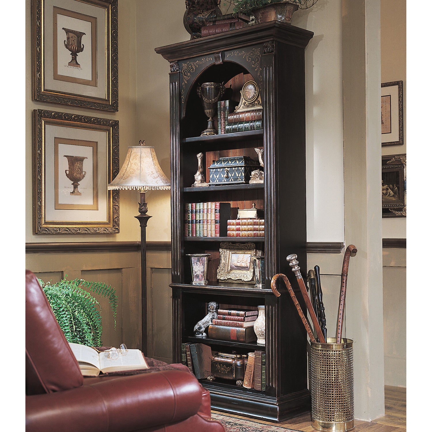 Hooker Furniture Black Bookcase