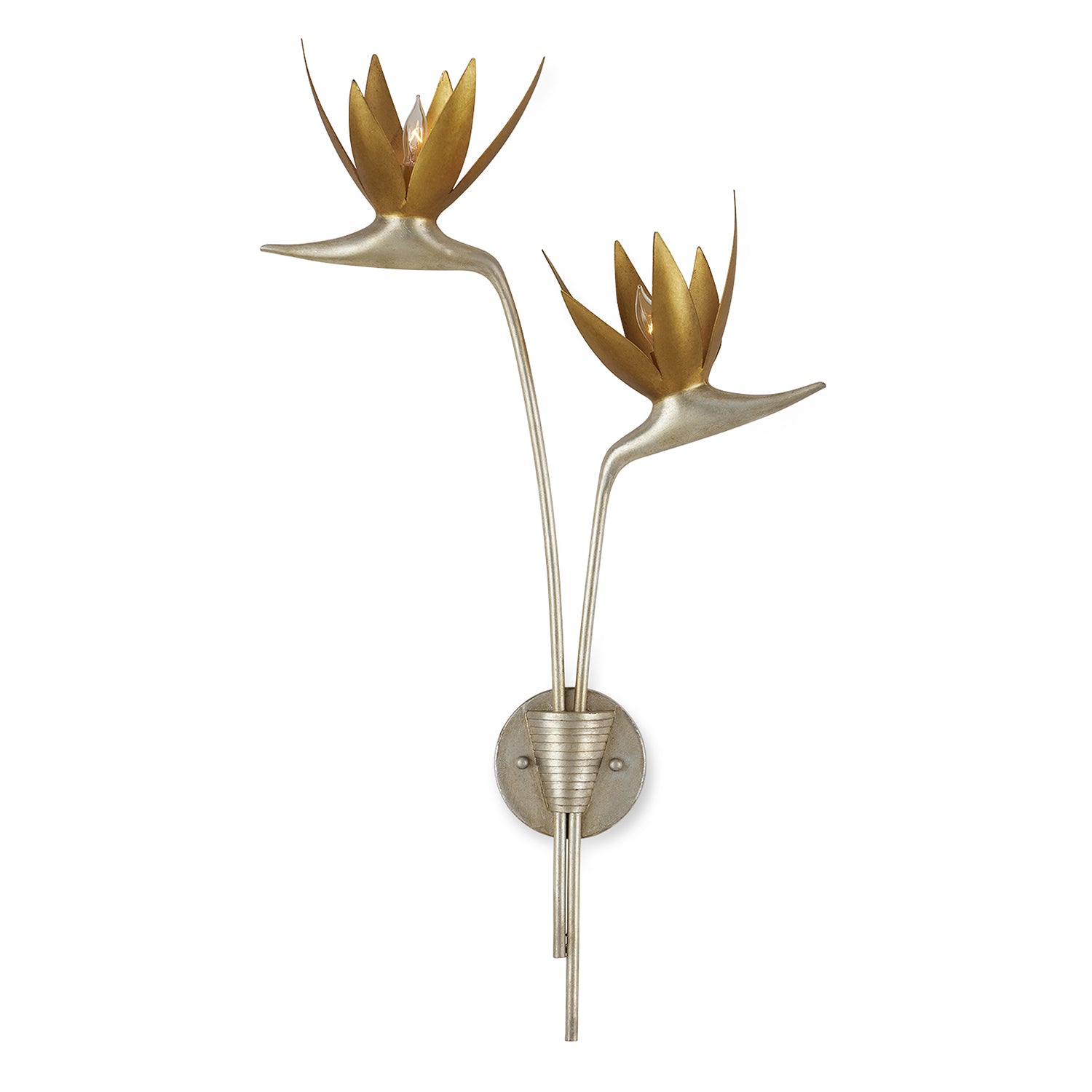 Currey & Co Paradiso Gold/Silver Wall Sconce