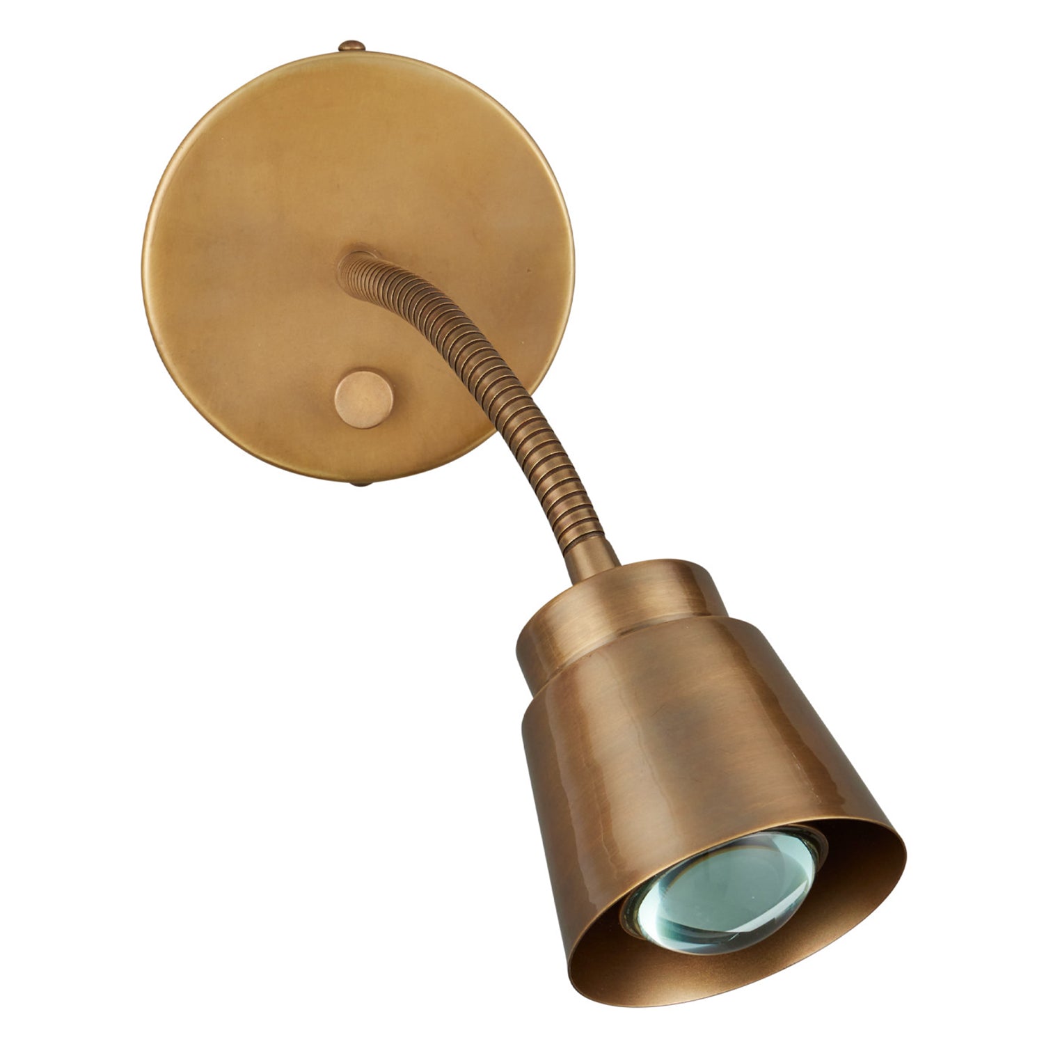Currey & Co Wilbaux Brass Wall Sconce