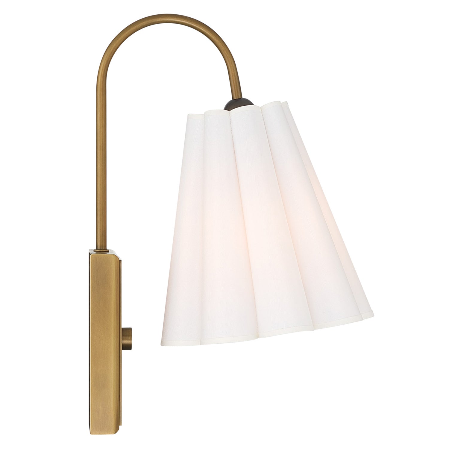 Currey & Co Blithe White Wall Sconce
