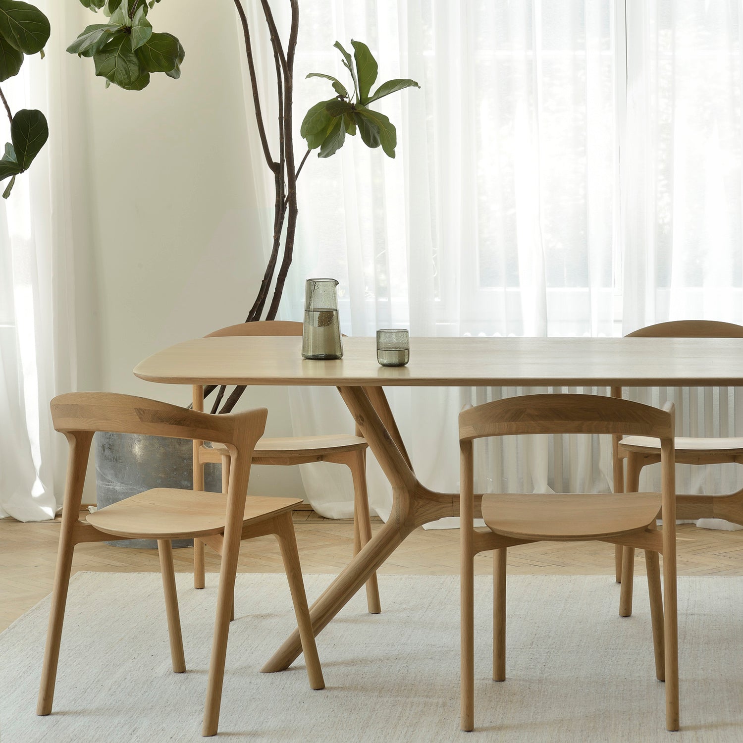 Ethnicraft Bok Dining Chair Set of 2