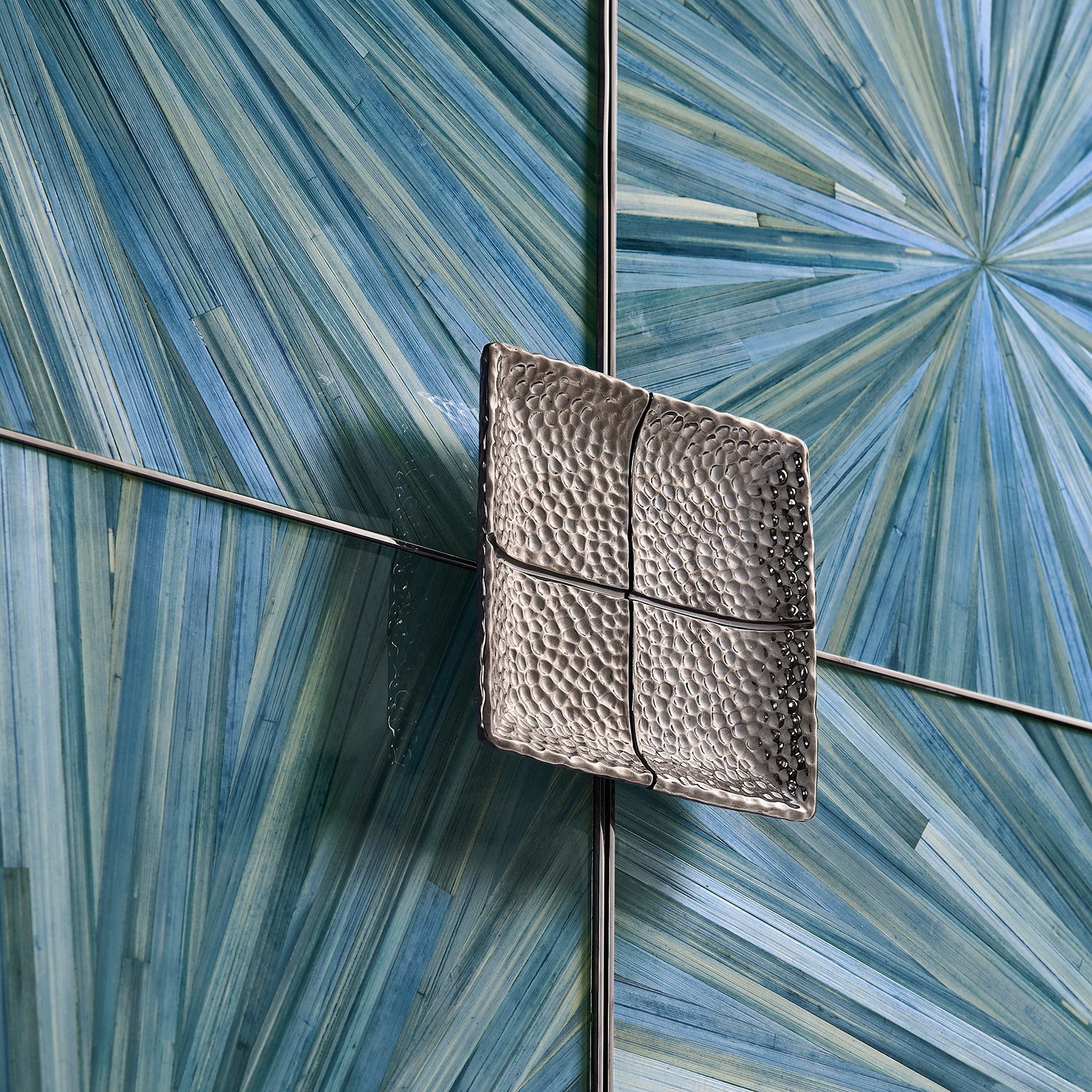 Jonathan Charles Sapphire Bar Cabinet