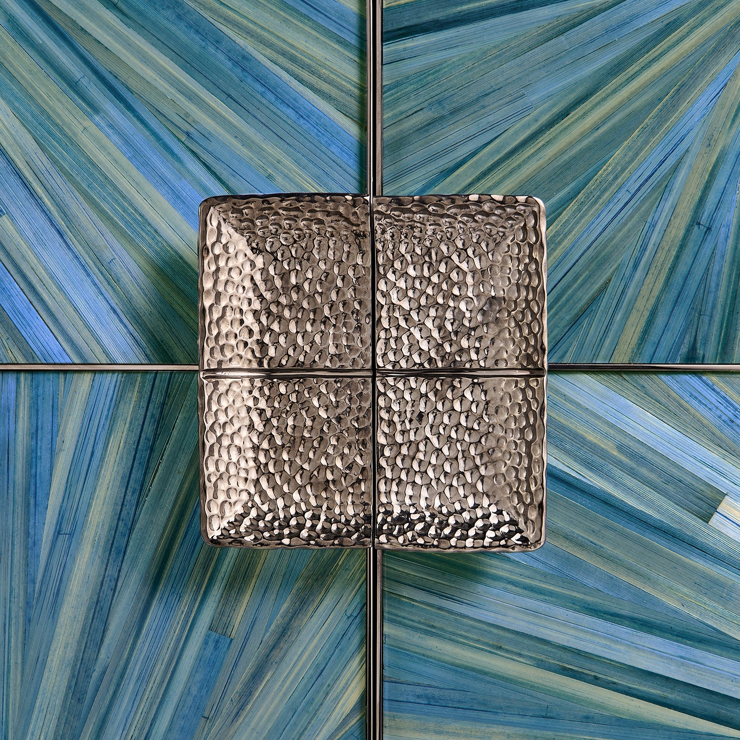 Jonathan Charles Sapphire Bar Cabinet