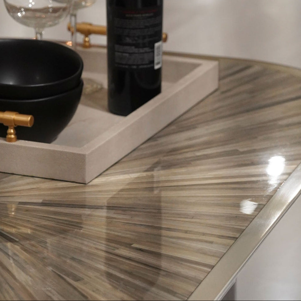 Jonathan Charles Terra Pedestal Cocktail Table