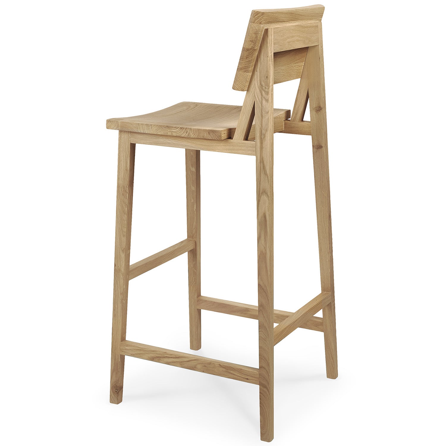 Ethnicraft N4 Bar Stool Set of 2