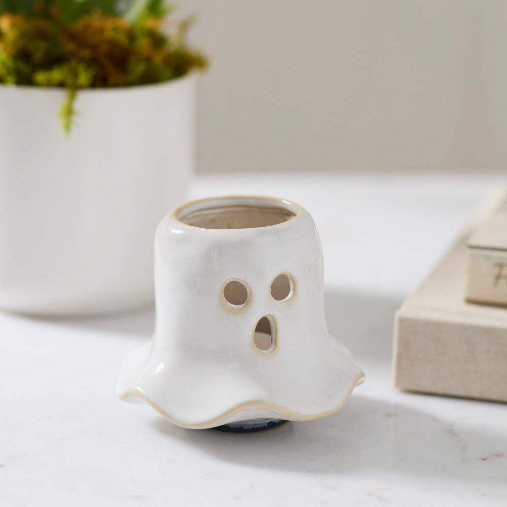 Shadowy Ghost Votive Candle Holder Set of 2