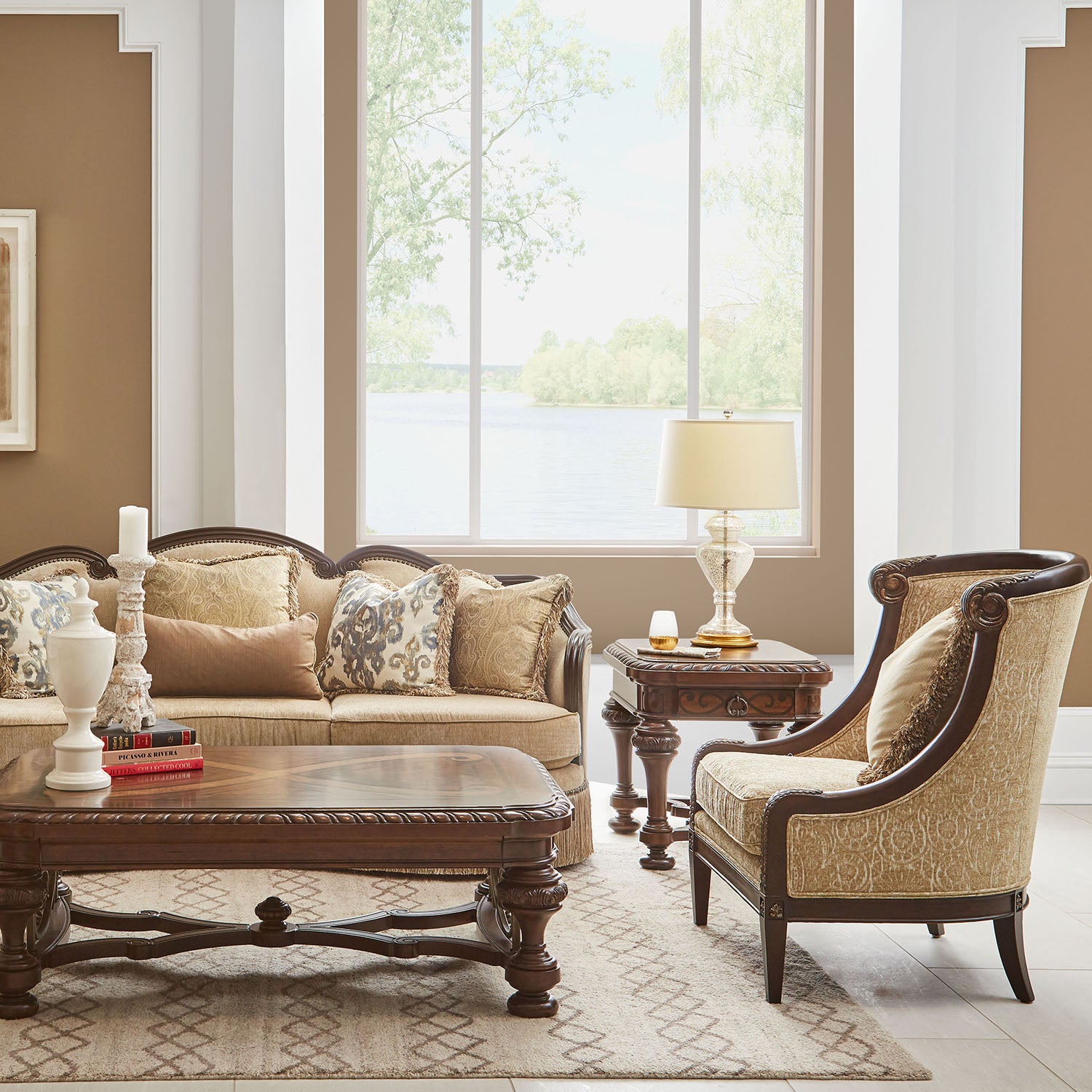 A.R.T. Furniture Giovanna Azure Sofa