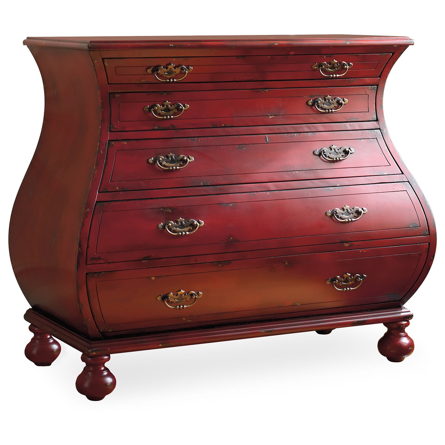 Hooker Furniture Red Bombe Chest