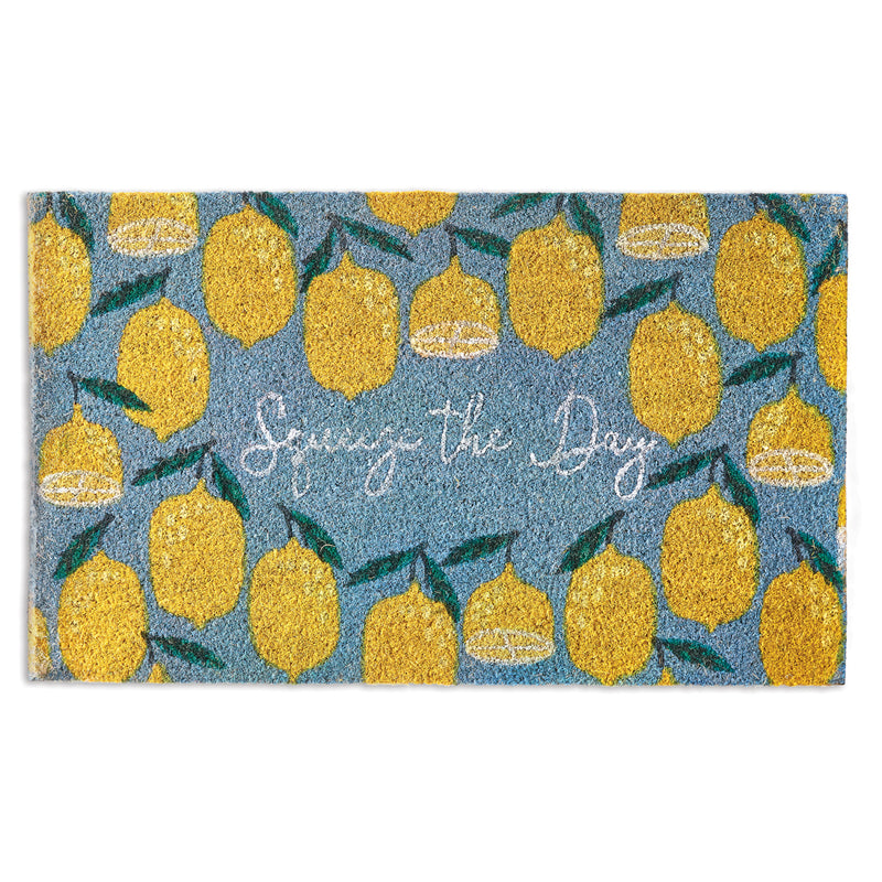 Squeeze The Day Lemons Doormat