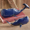 Recycled Metal Whales Sculpture Set of 2
