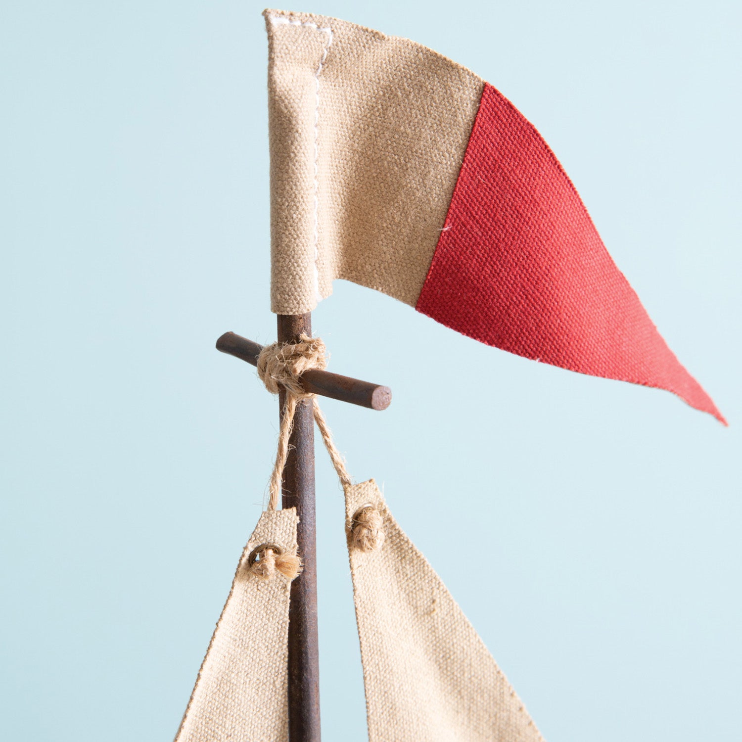 Handcrafted Sailboat Sculpture