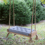 Padded Wooden Single Seat Swing