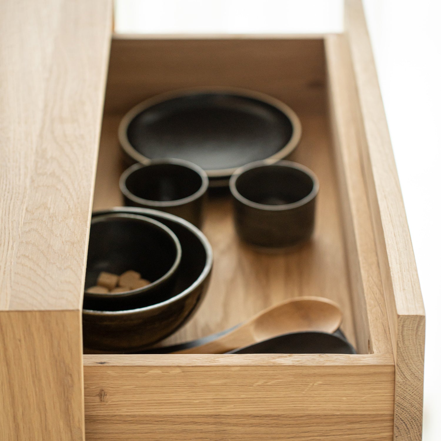 Ethnicraft Nordic II Hanging Bedside Table Set of 2