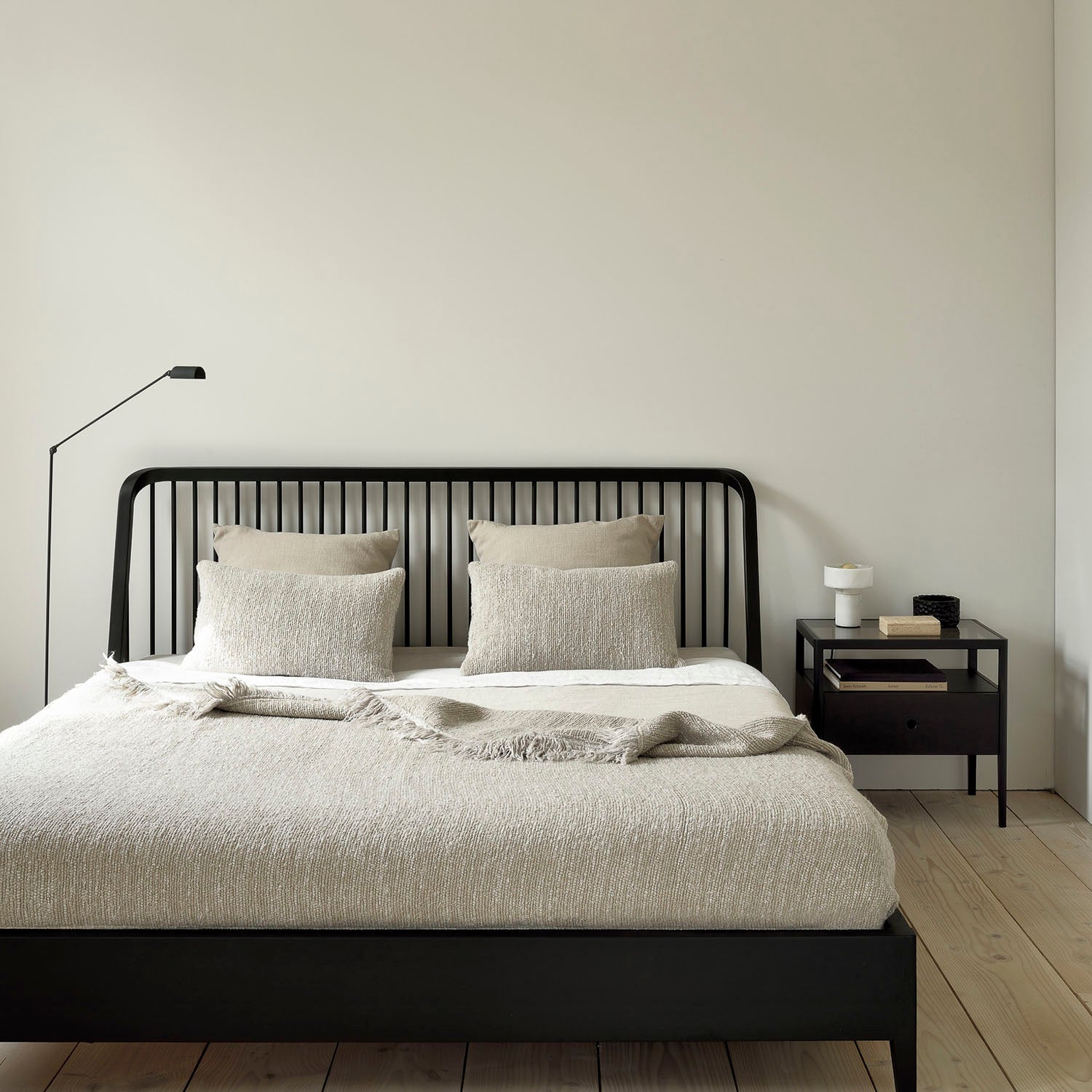 Ethnicraft Spindle Bedside Table Set of 2