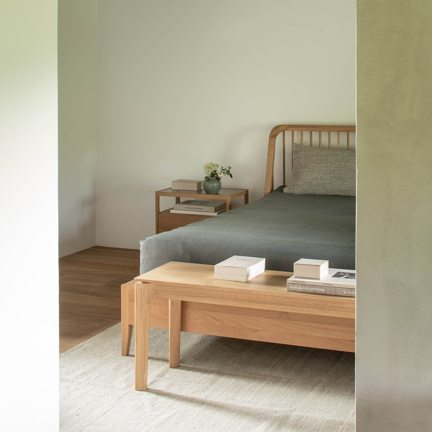 Ethnicraft Spindle Bedside Table Set of 2