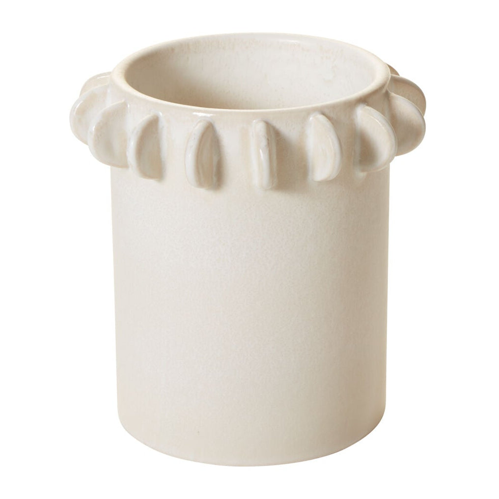 Reverie Tabletop Canister, a off white ceramic home decor accent