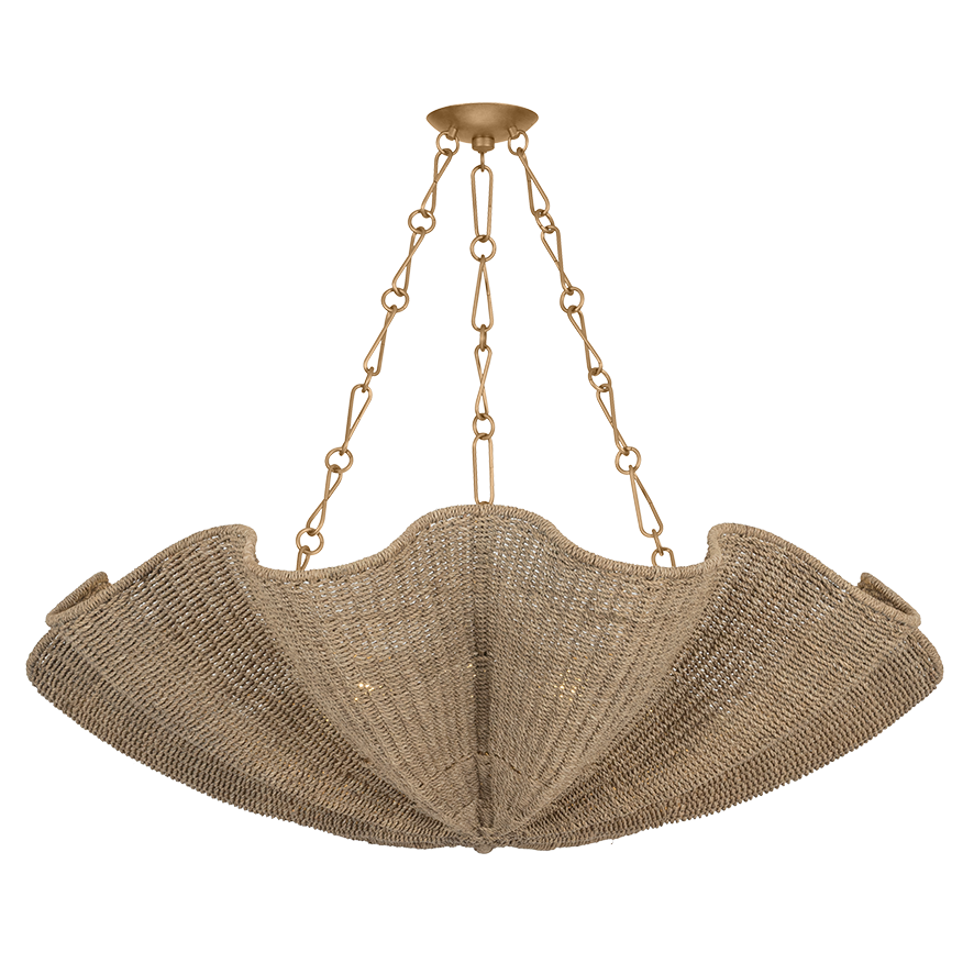 Hudson Valley Lighting Bardonia Medium Chandelier in Patina Gold Leaf, primary product view