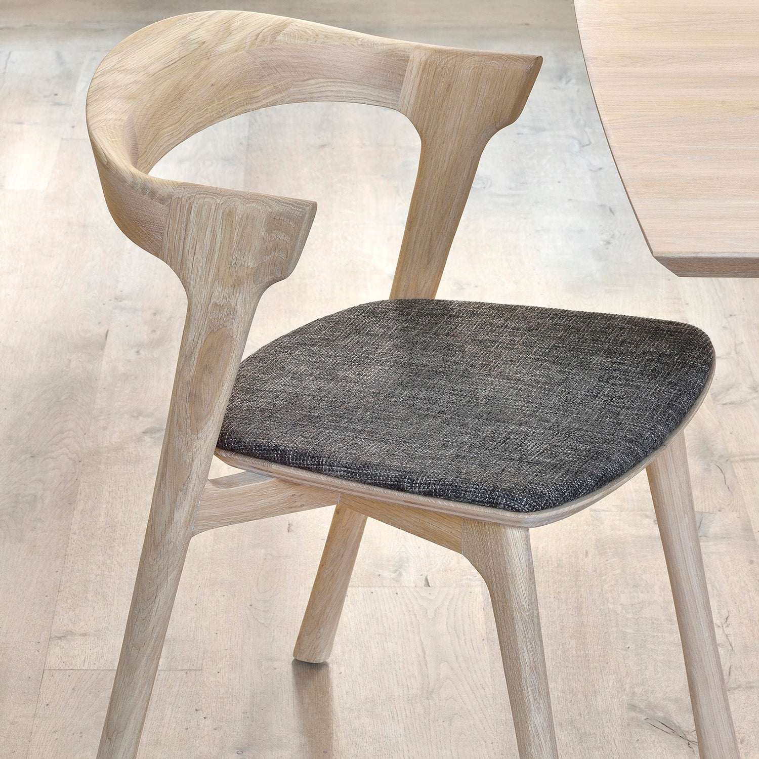 Ethnicraft Bok Upholstered Dining Chair Set of 2