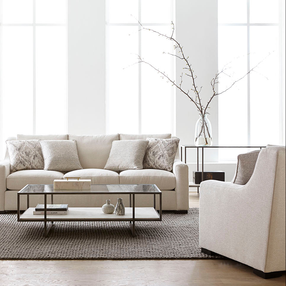 Bernhardt Living Harlow Metal Console Table