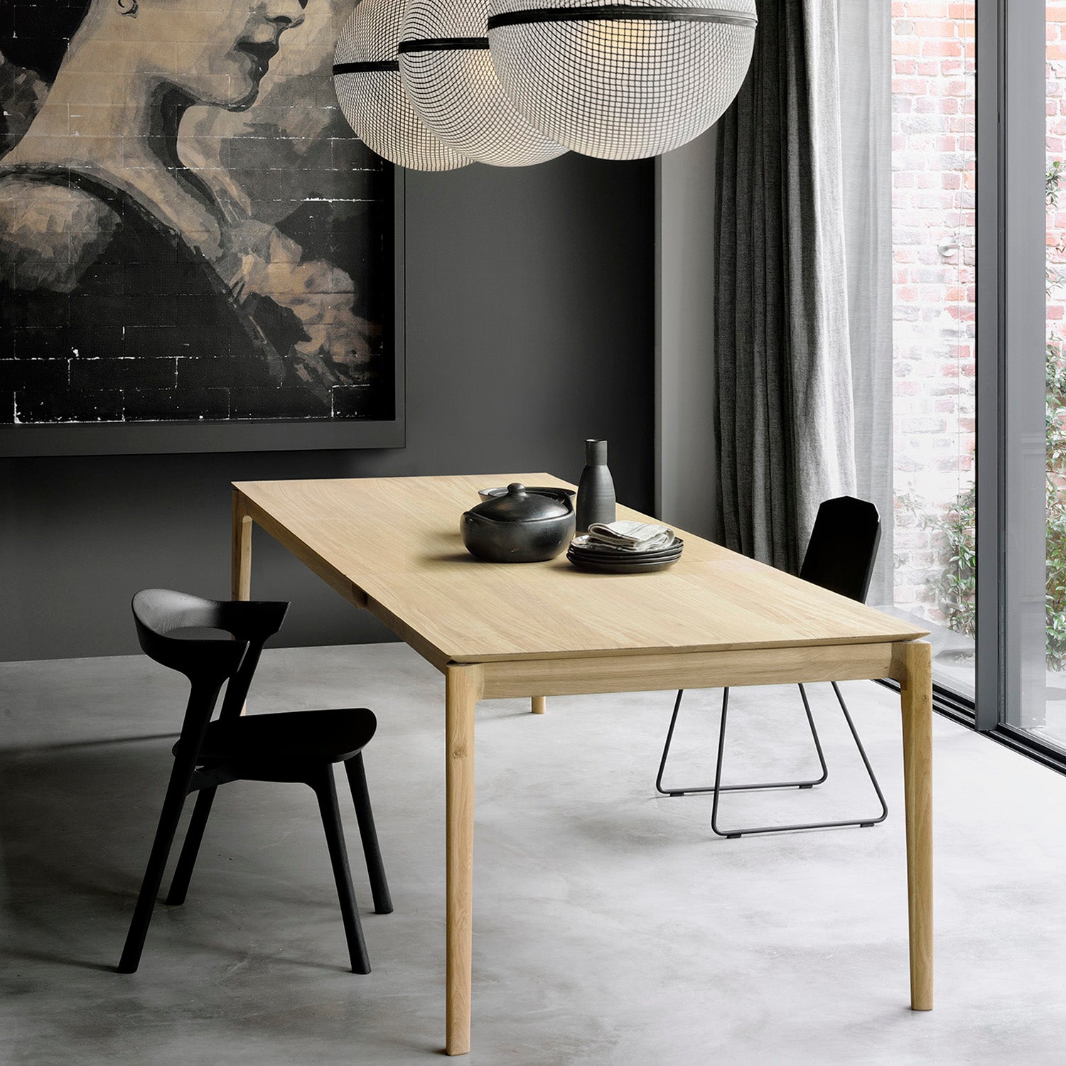 Ethnicraft Bok Extendable Dining Table