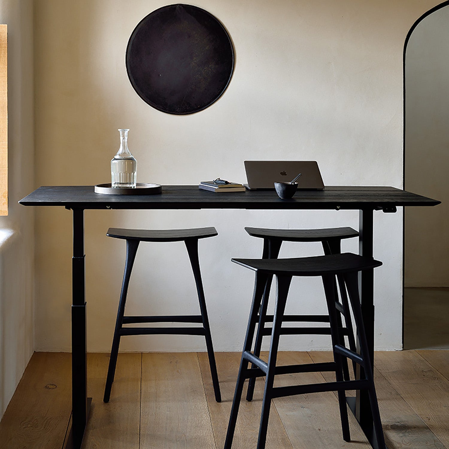 Ethnicraft Osso Bar Stool Set of 2