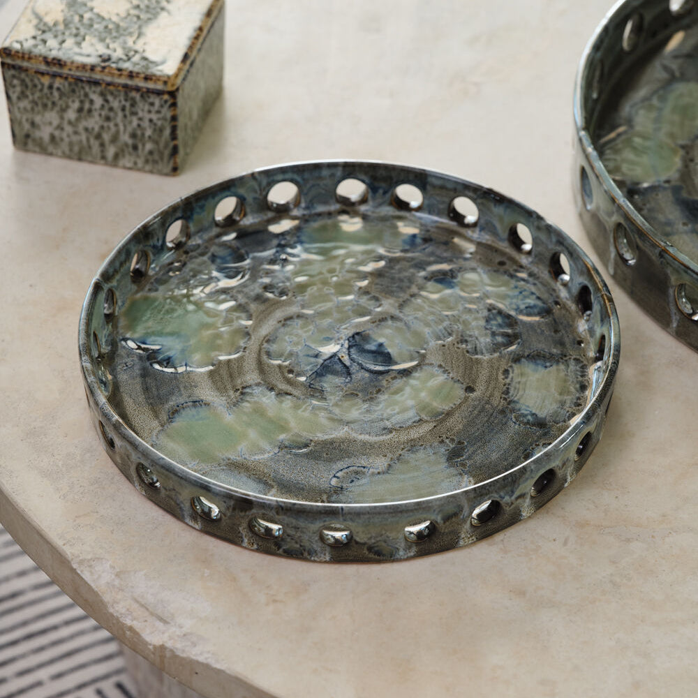 Tioluca Tray shown as a decorative accent piece