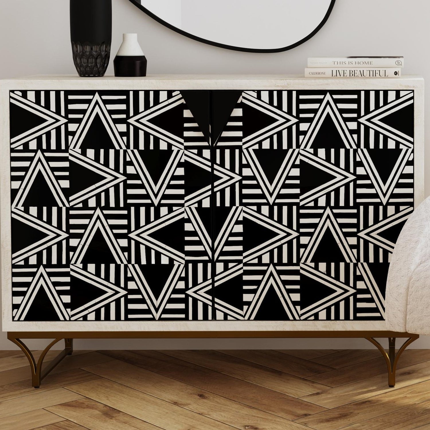 Bassett Mirror Martina Bar Cabinet