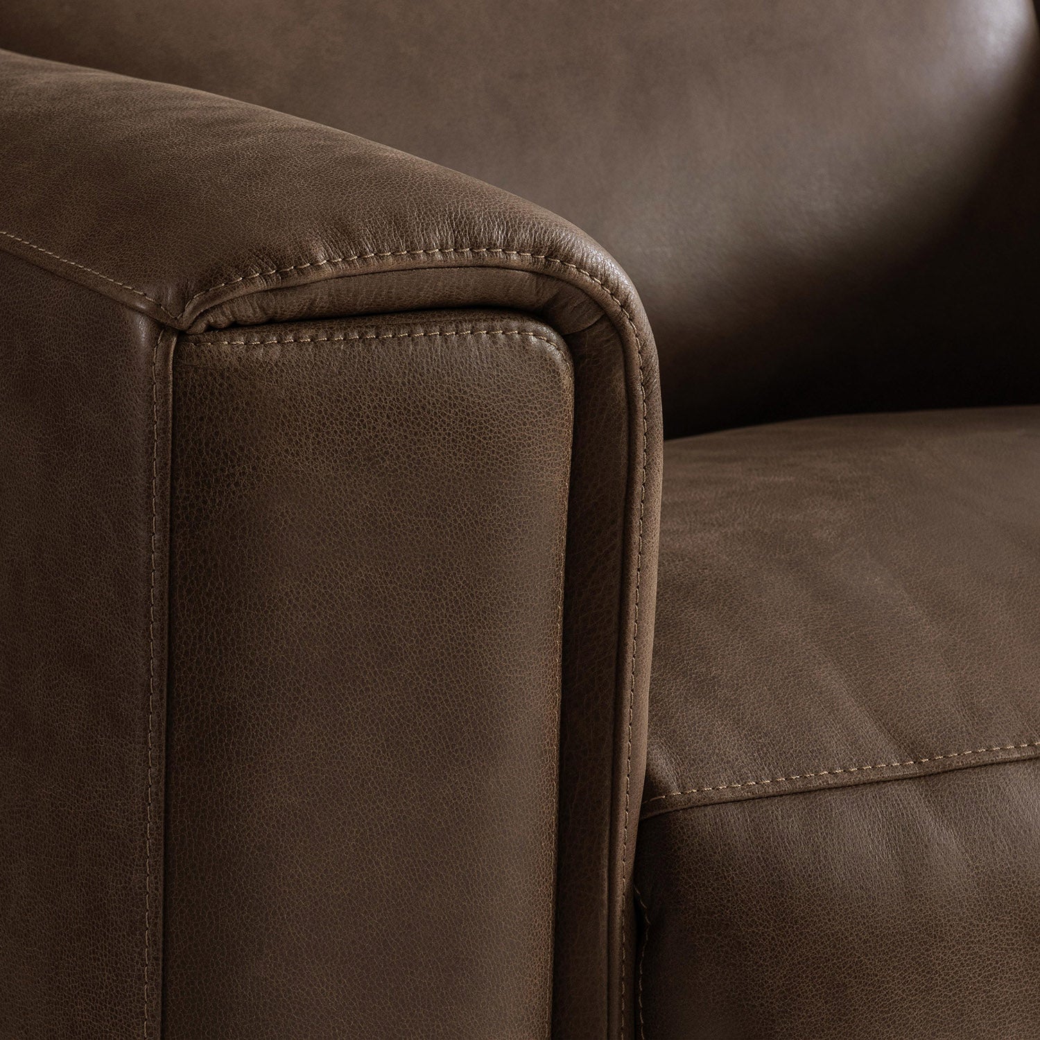 Bernhardt Living Billings Leather Power Motion Sofa
