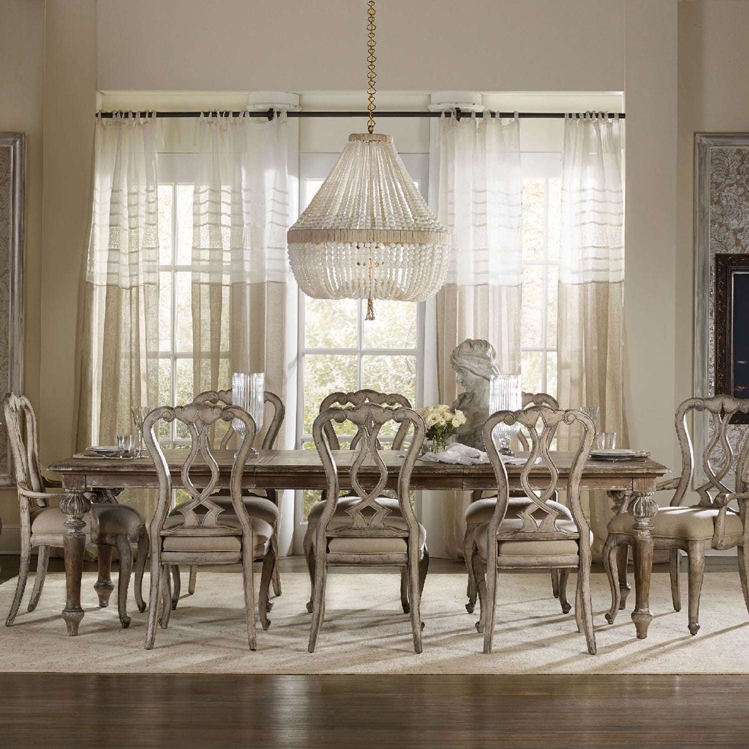 Hooker Furniture Chatelet Rectangle Leg Dining Table