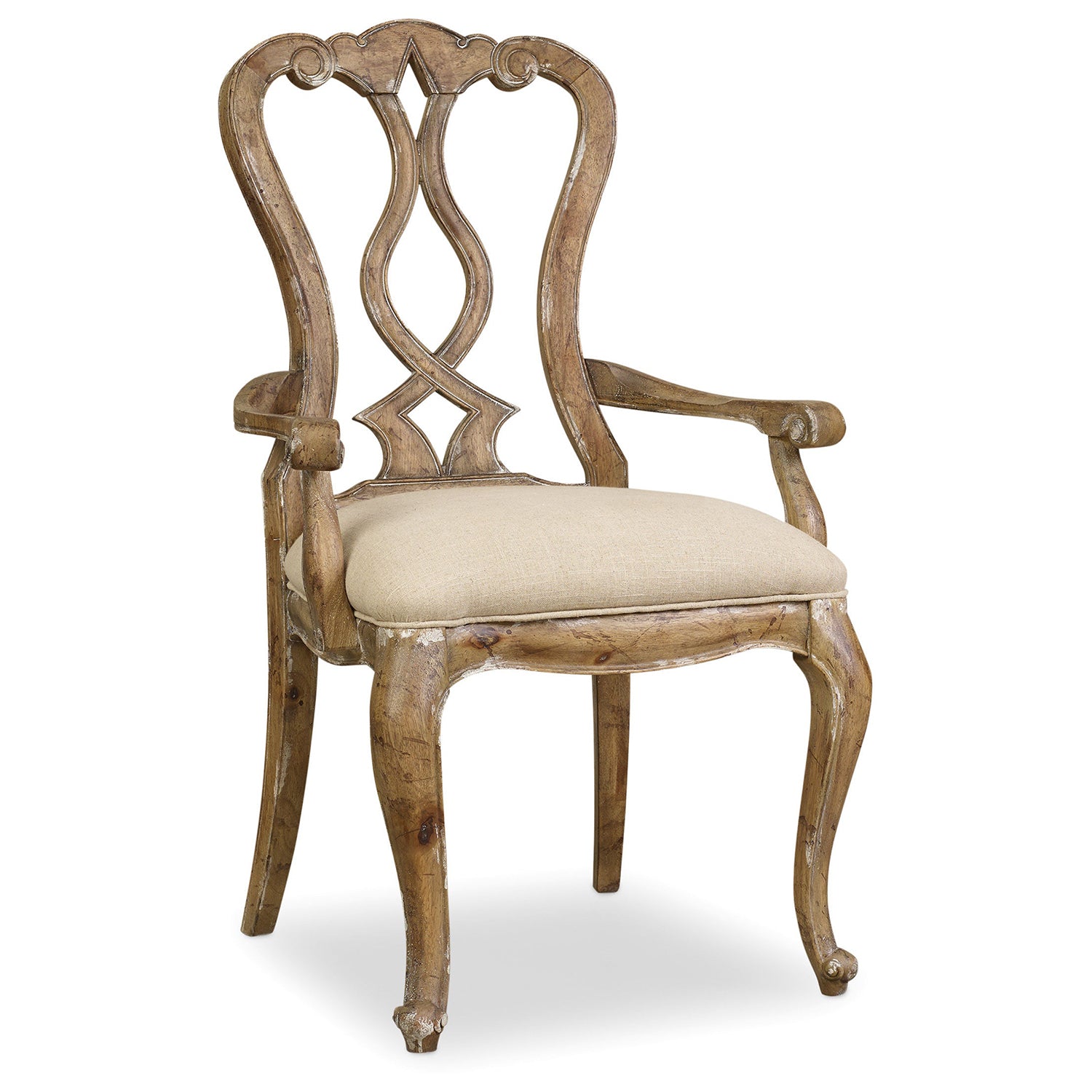 Hooker Furniture Chatelet Splatback Arm Chair Set of 2