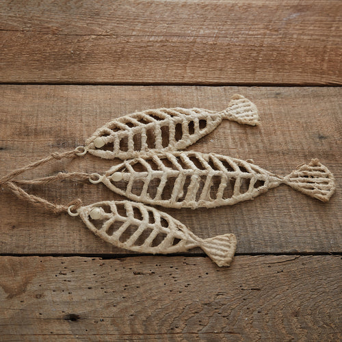 Textured Fishbone Set of 3
