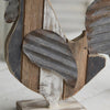 Reclaimed Wood Rooster Sculpture