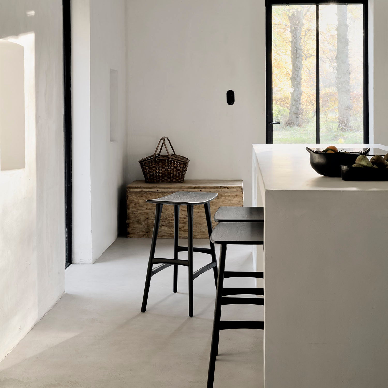 Ethnicraft Osso Counter Stool Set of 2