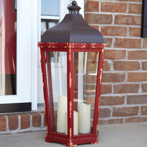 Friedrich Large Lantern with LED Candles
