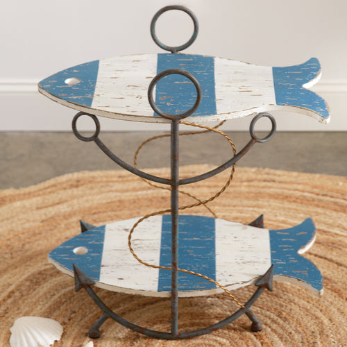 Maritime Fish Side Table