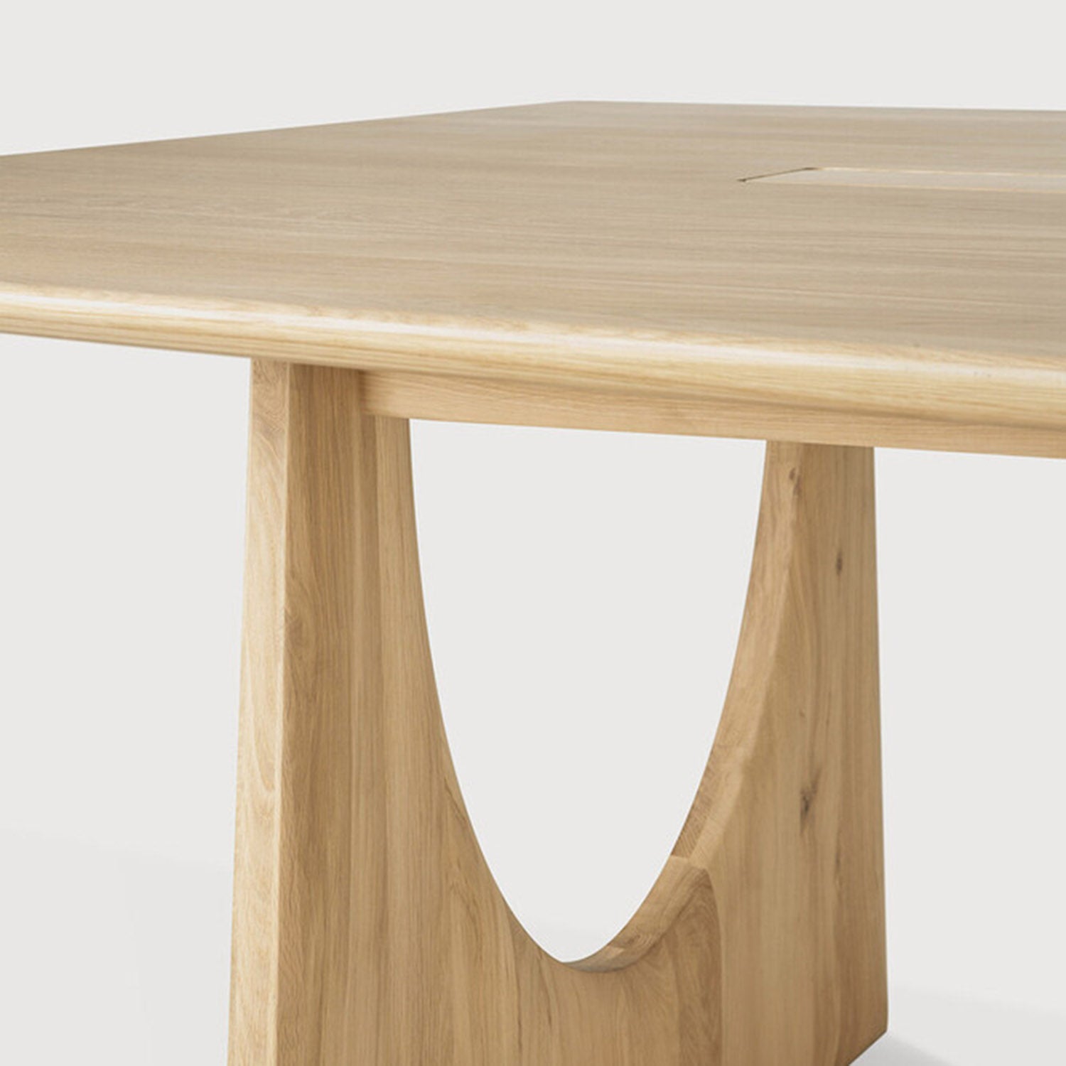 Ethnicraft Geometric Oak Dining Table