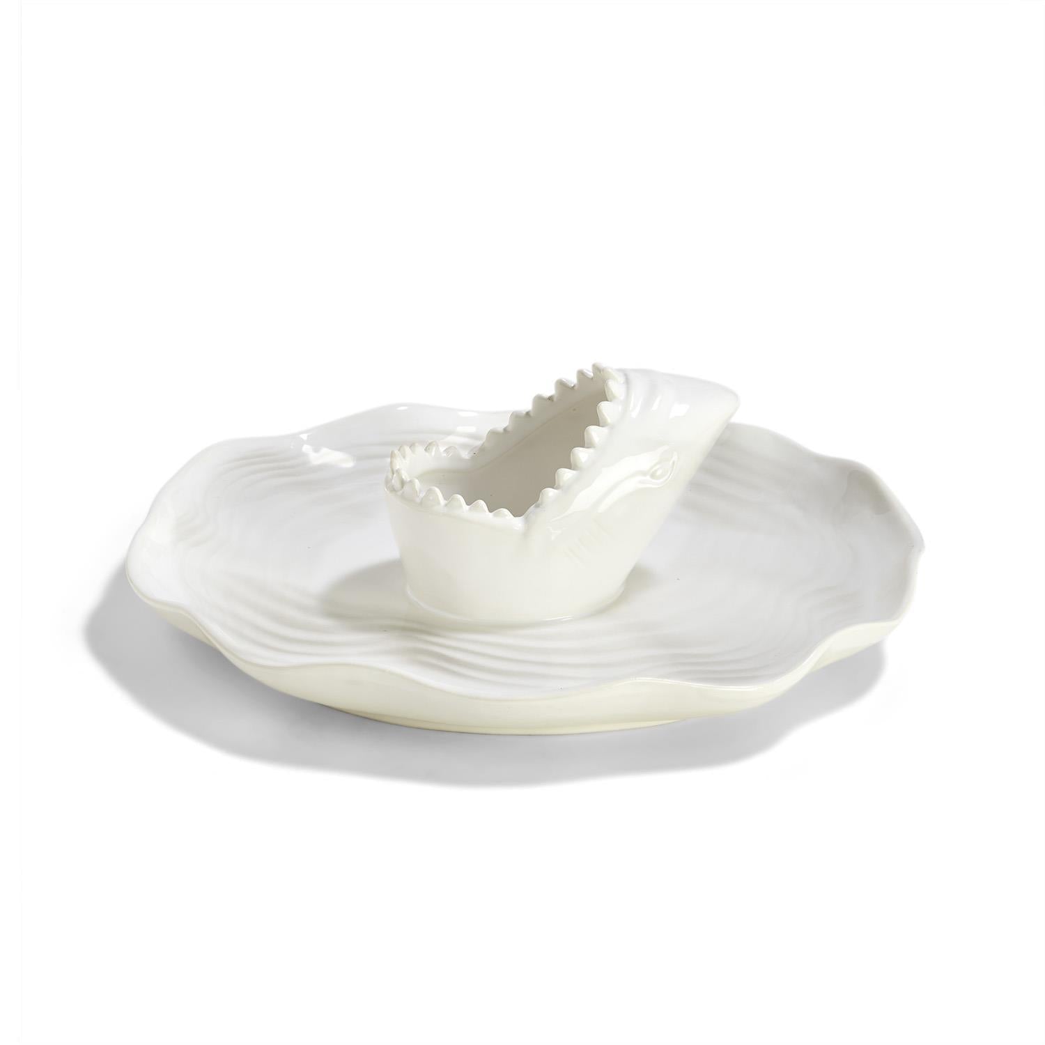 Great White Shark Chip and Dip Bowl