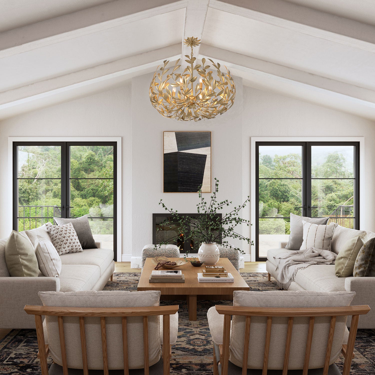 Crystorama Broche 6-Light Chandelier 533