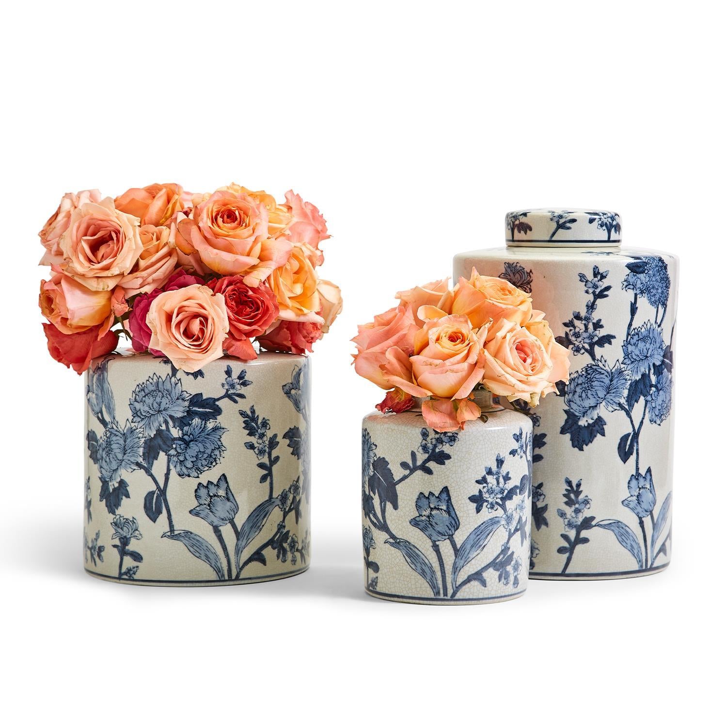 Japanese Blossom Tea Jar Set of 3