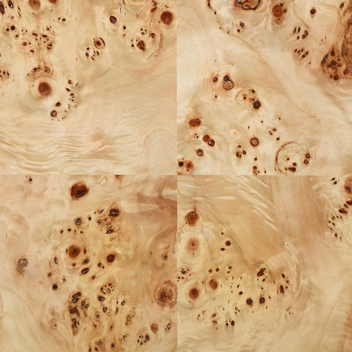 Vassa Natural Burl Veneer Console Table