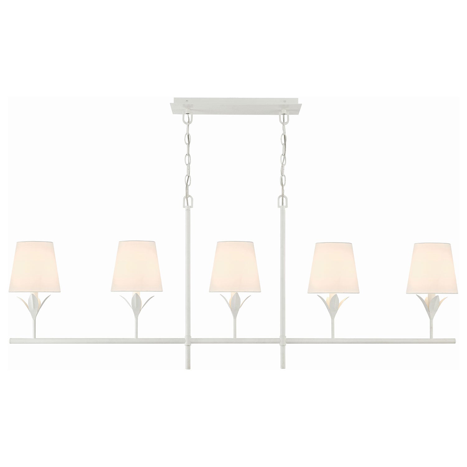 Crystorama Broche 5-Light Linear Chandelier