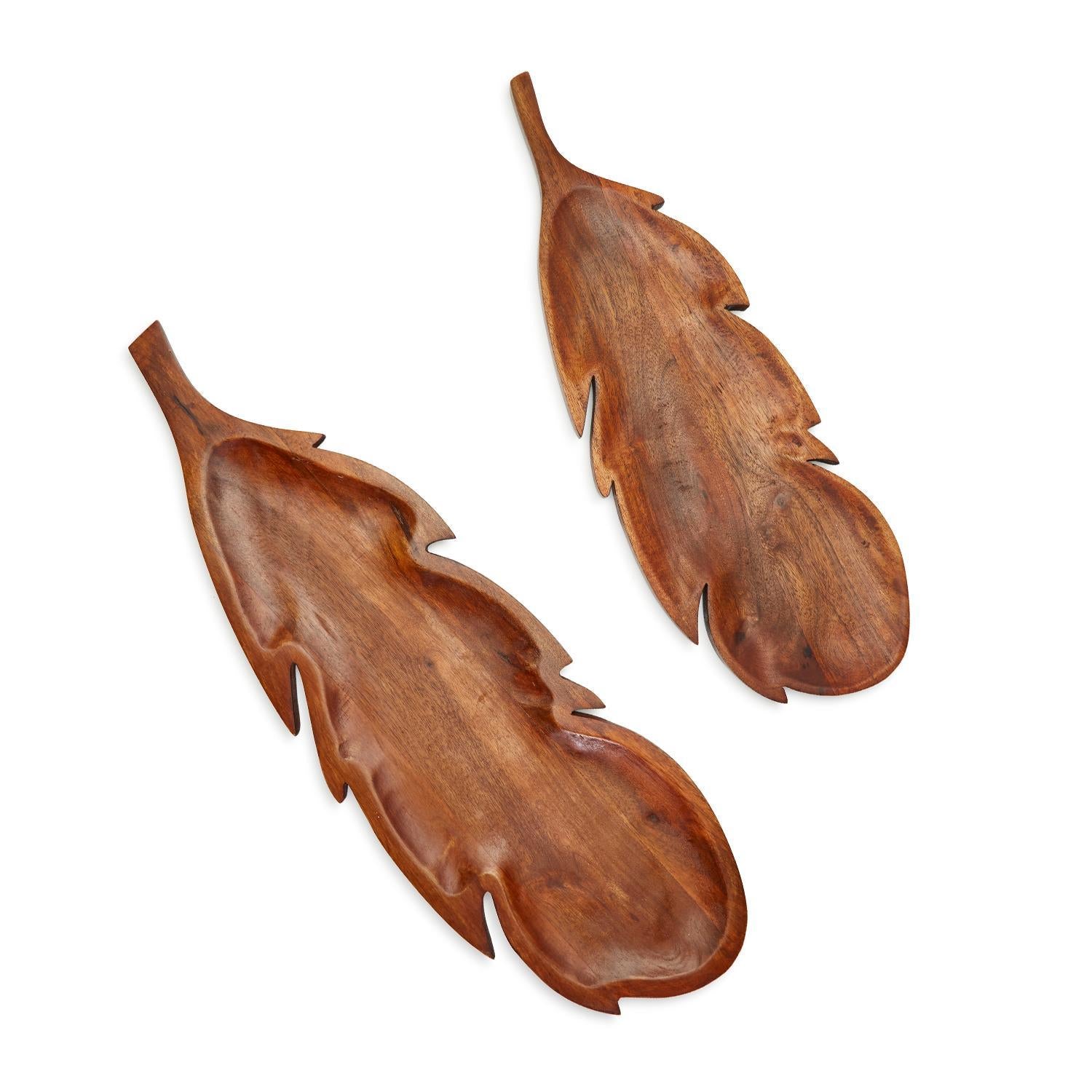 Feather Serving Board Set of 2