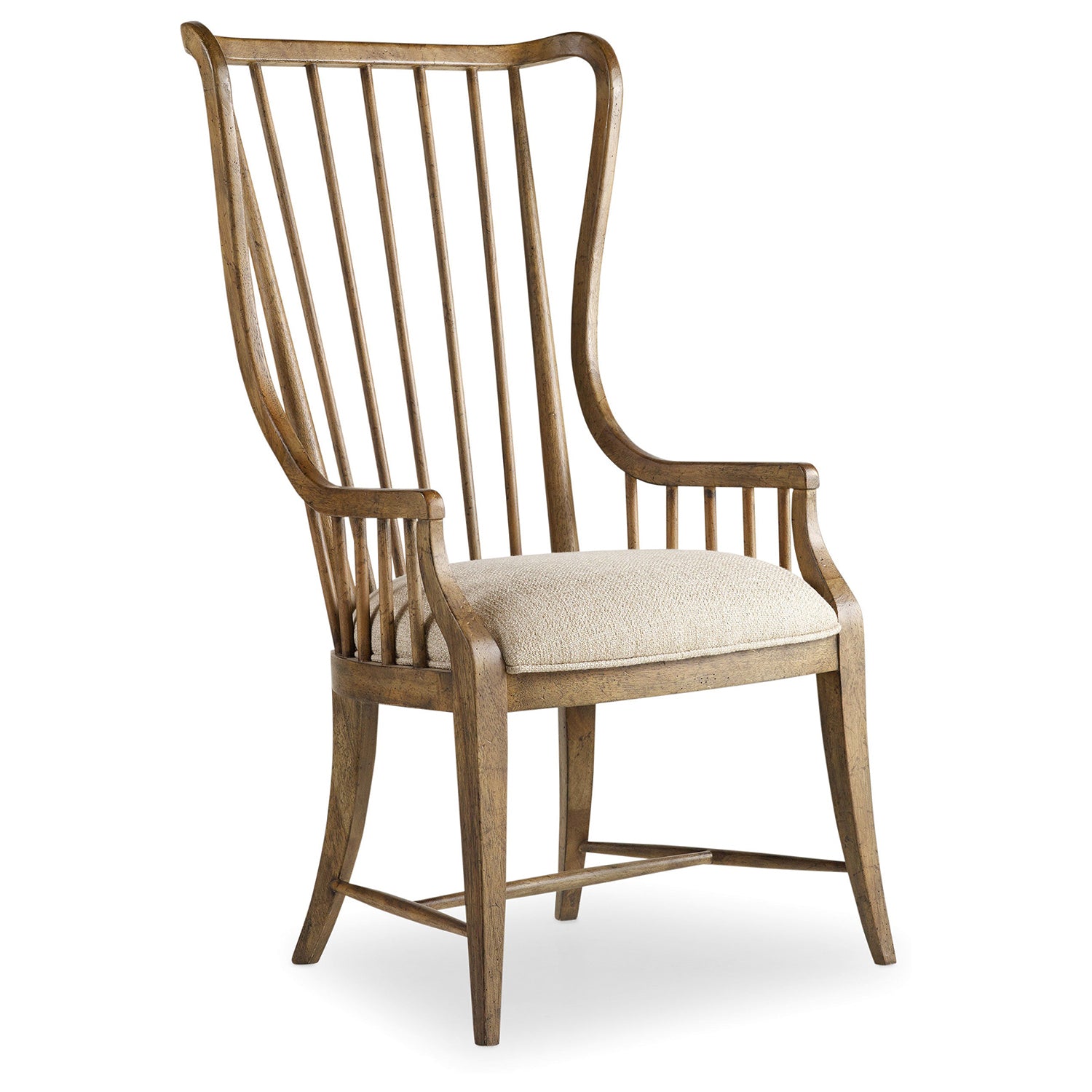 Hooker Furniture Sanctuary Tall Spindle Arm Chair Set of 2