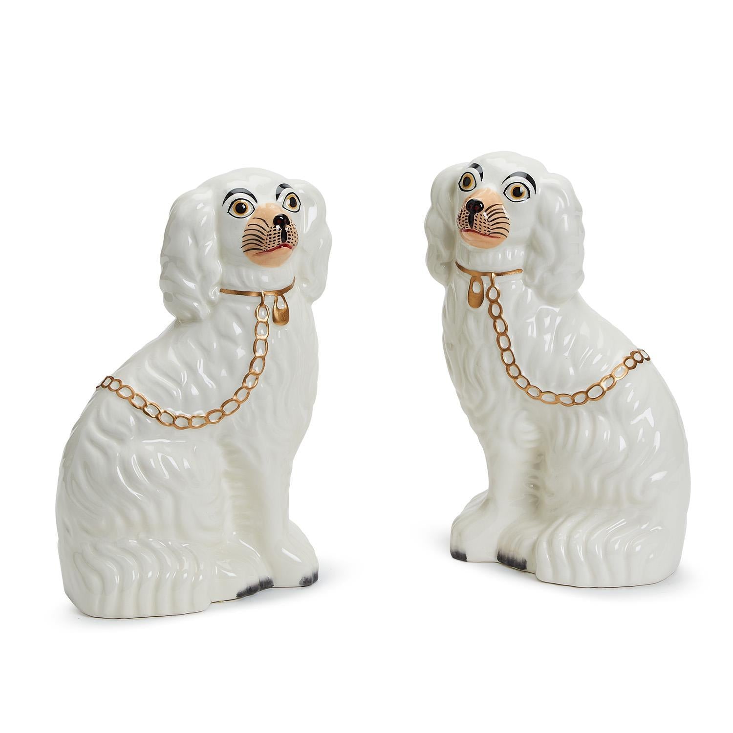 Staffordshire Dog Statue Set of 2